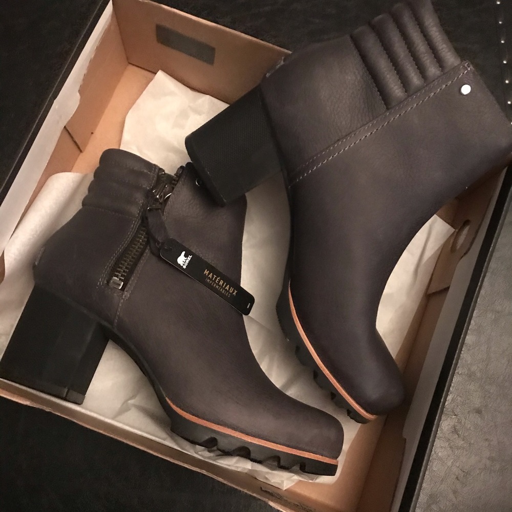 Sorel Black Ankle Boots
